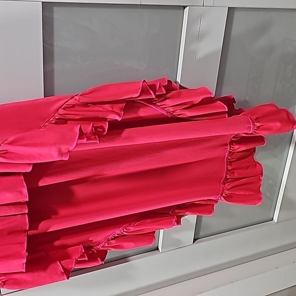 Y2K Hot Pink Juicy Couture Cover Up Pool Sassy SMALL Dress - Vintage - Picture 6 of 9